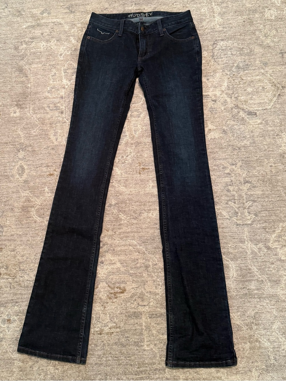 Kimes Ranch Audrey Women’s Dark Blue Denim Bootcut Jeans 2/38 LONG